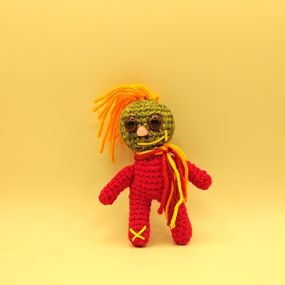 Handmade Crochet Voodoo Buddy